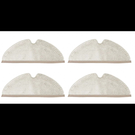 Roborock S5 MAX Robot Süpürge Uyumlu 4'lü Mop Bezi- Yedek Parça Seti